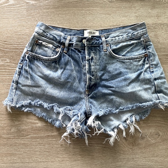 Agolde Parker Cut off Shorts - Picture 1 of 3